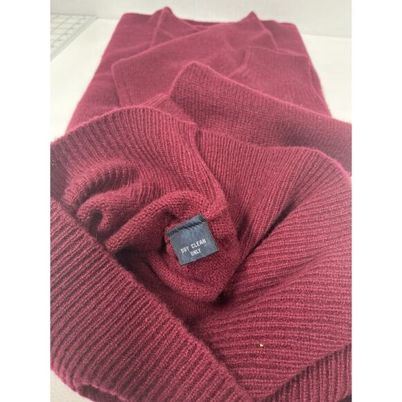 Vtg Polo Ralph Lauren Lambswool V-Neck Sweater Mens Size XL Maroon - Picture 14 of 14